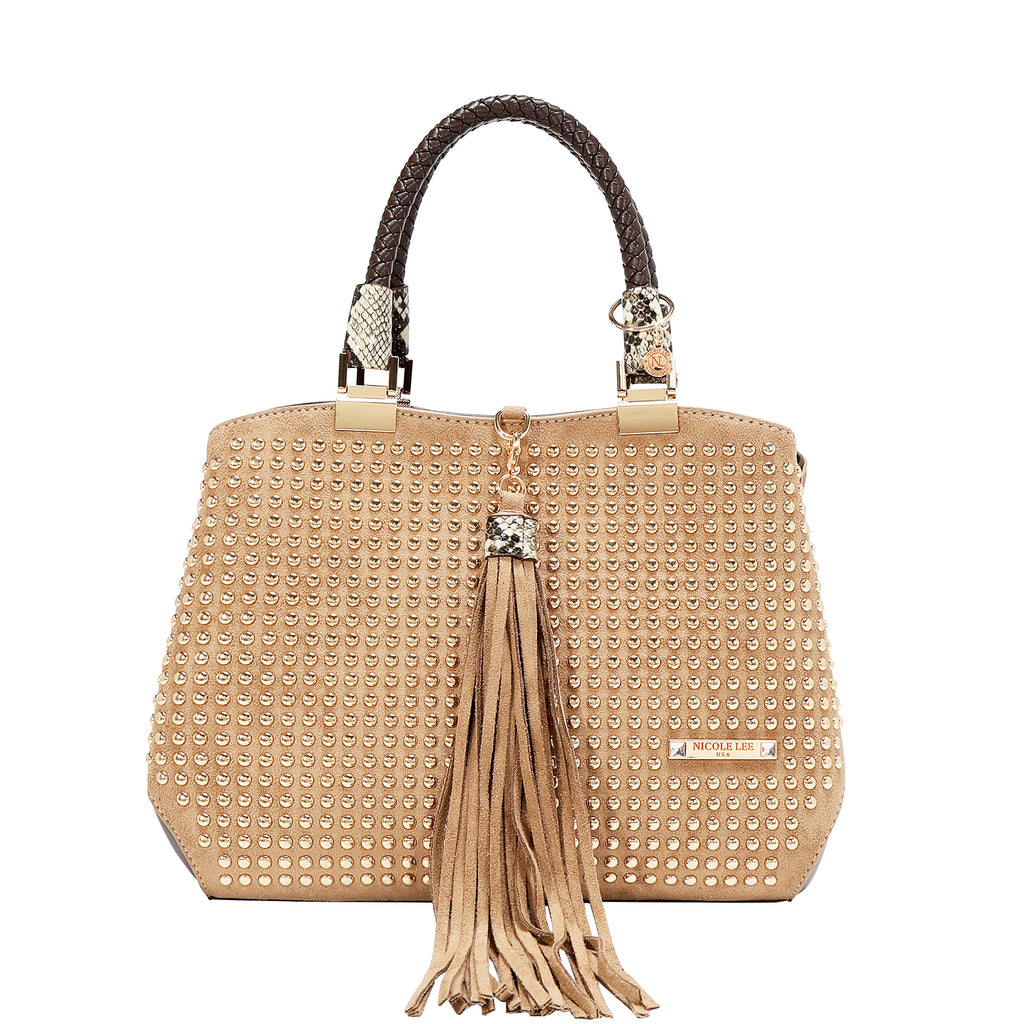 Bolsa Cuadrada Nicole Lee Con Tachuelas Studded Glam FW26