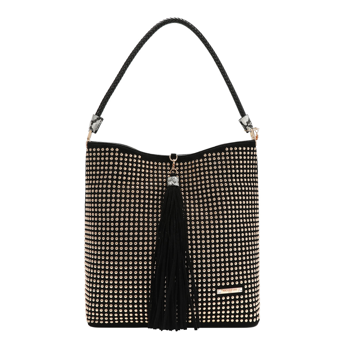 Bolsa Shopper Nicole Lee Con Tachuelas Studded Glam FW26