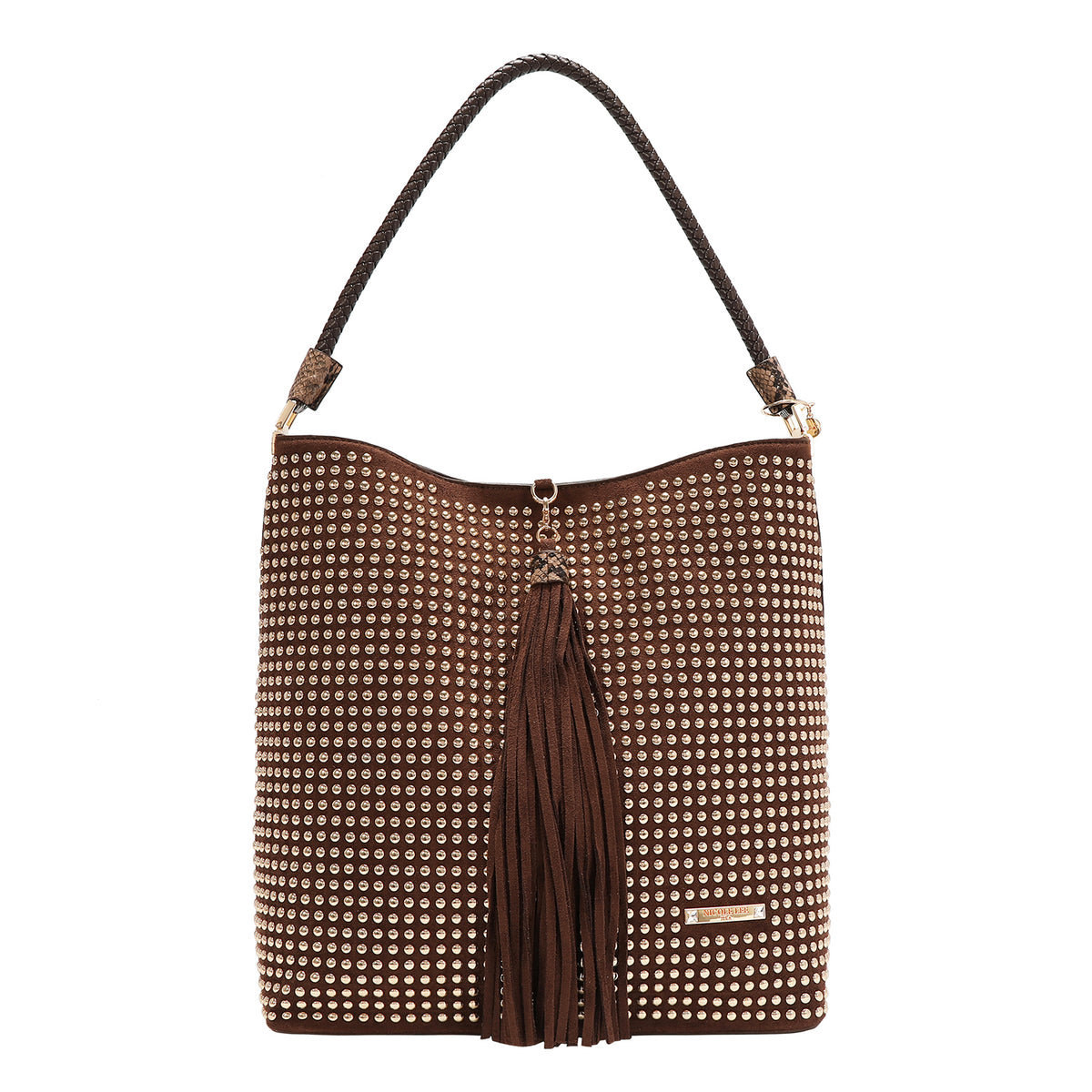Bolsa Shopper Nicole Lee Con Tachuelas Studded Glam FW26
