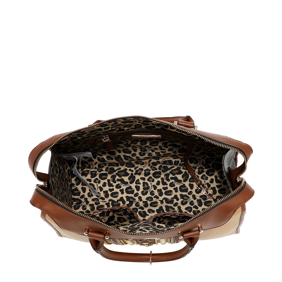 Bolsa Boston Nicole Lee Con Pedreria Jewel Y Stud FW26