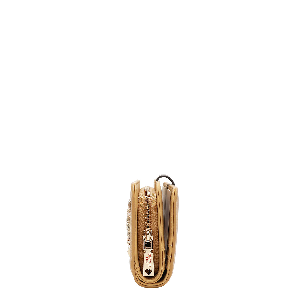 Cartera Nicole Lee Con Pedrería y Aro Metálico Jewel FW26