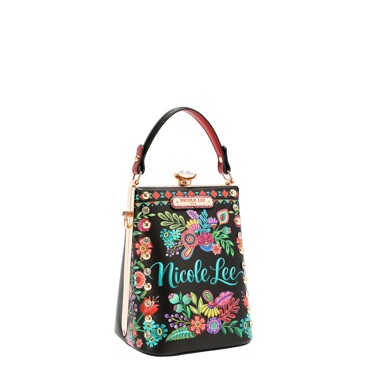 Bolsa De Mano Nicole Lee Con Broche Keep Dreaming FW26
