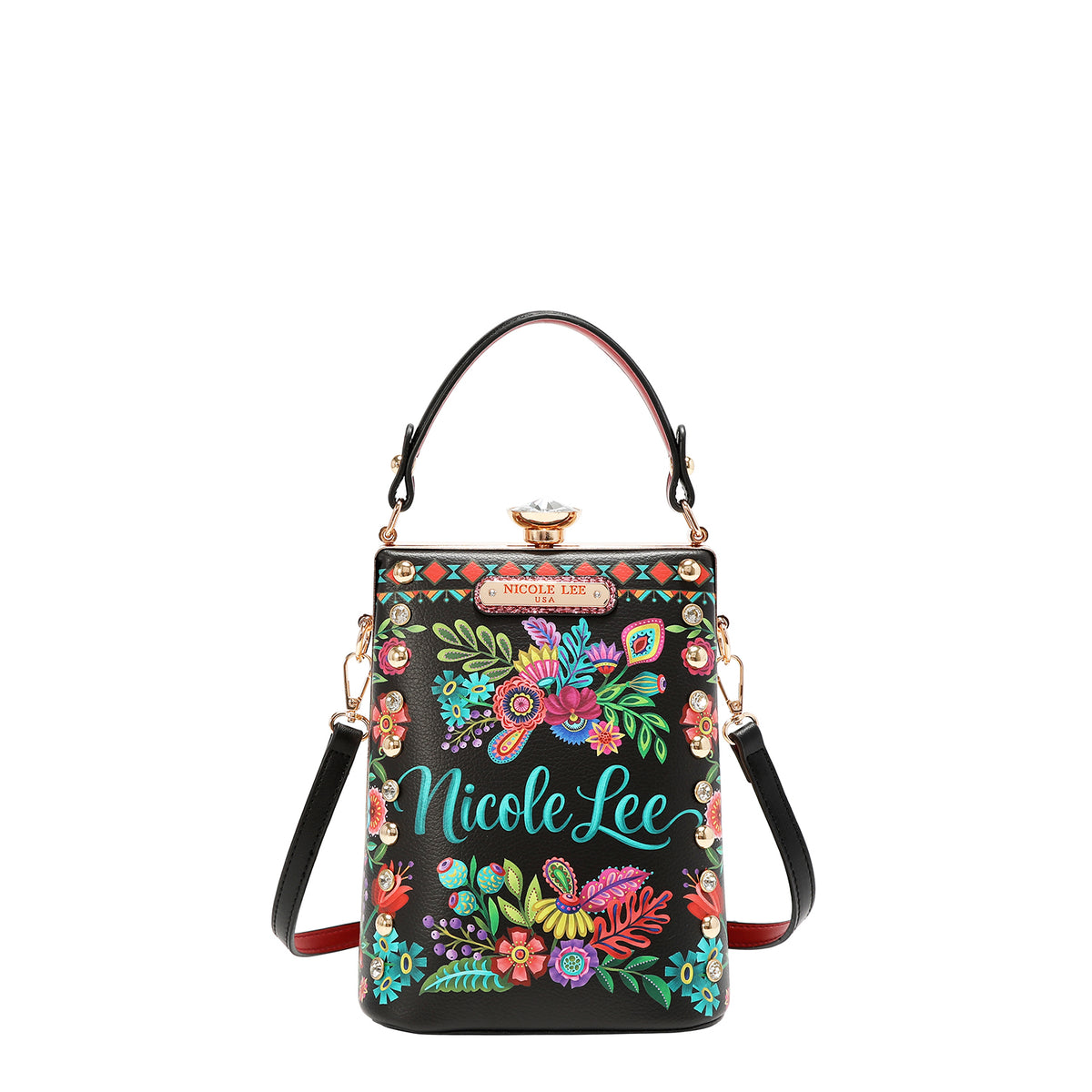 Bolsa De Mano Nicole Lee Con Broche Keep Dreaming FW26