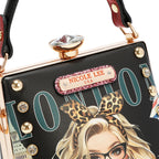 Bolsa De Mano Nicole Lee Con Broche London Eye FW26