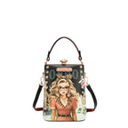 Bolsa De Mano Nicole Lee Con Broche London Eye FW26