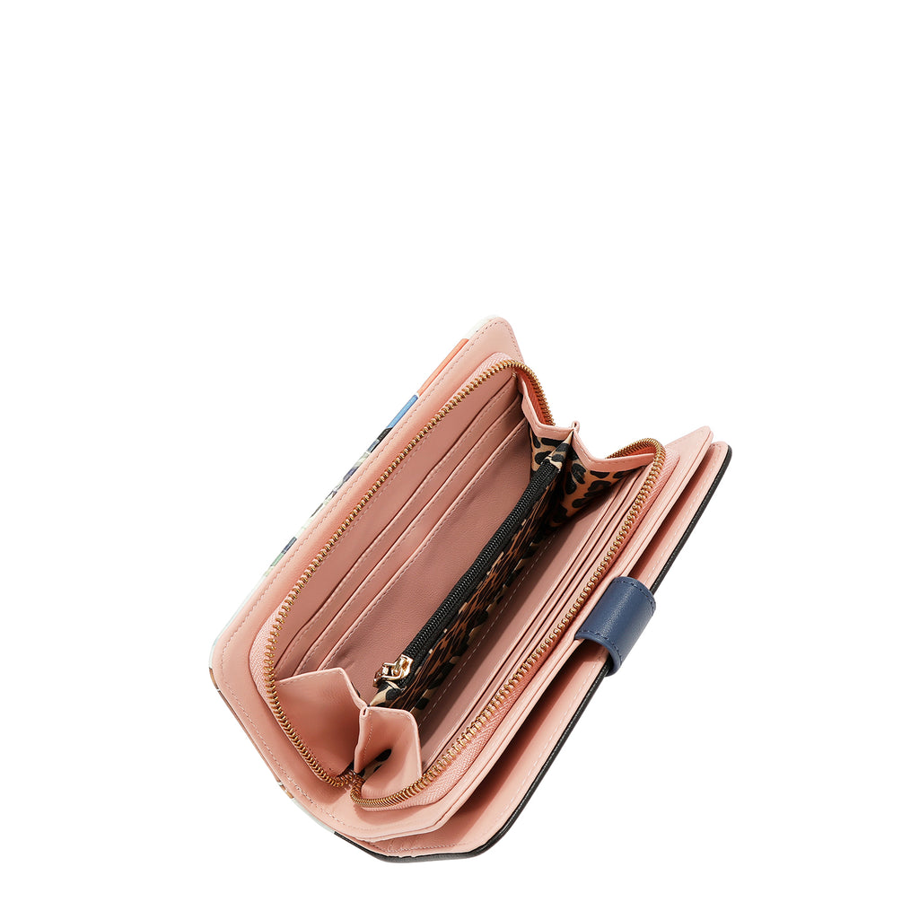 Cartera Estampada Nicole Lee De Correa Y Aro London Eye FW26