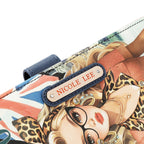 Cartera Estampada Nicole Lee De Correa Y Aro London Eye FW26