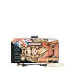 Cartera Estampada Nicole Lee De Correa Y Aro London Eye FW26