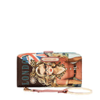 Cartera Estampada Nicole Lee De Correa Y Aro London Eye FW26