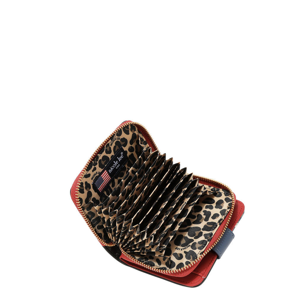 Mini Monedero Nicole Lee De Triple Compartimento London FW26