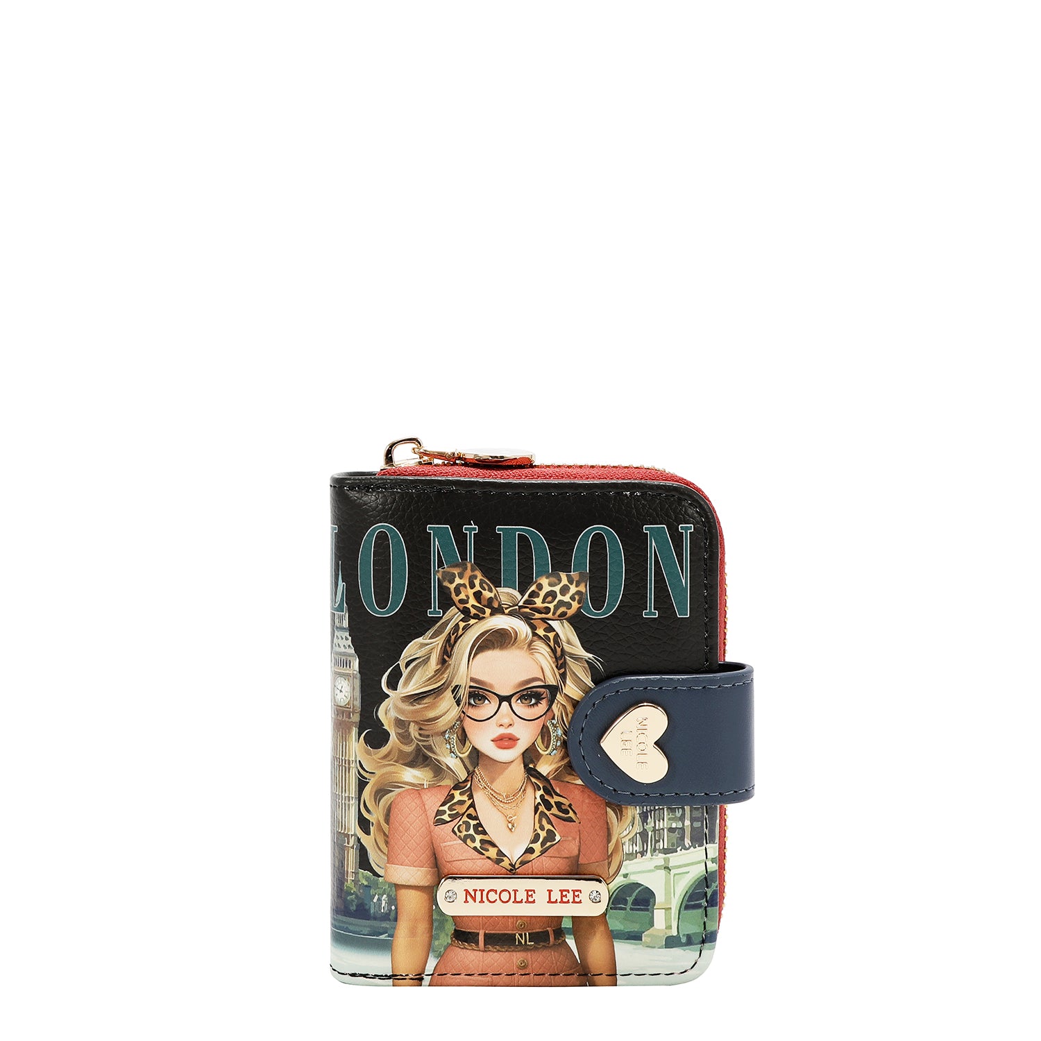 Mini Monedero Nicole Lee De Triple Compartimento London FW26