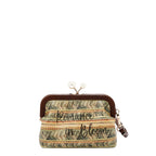 Monedero Nicole Lee Broche Kisslock Y Correa Reflection SS26