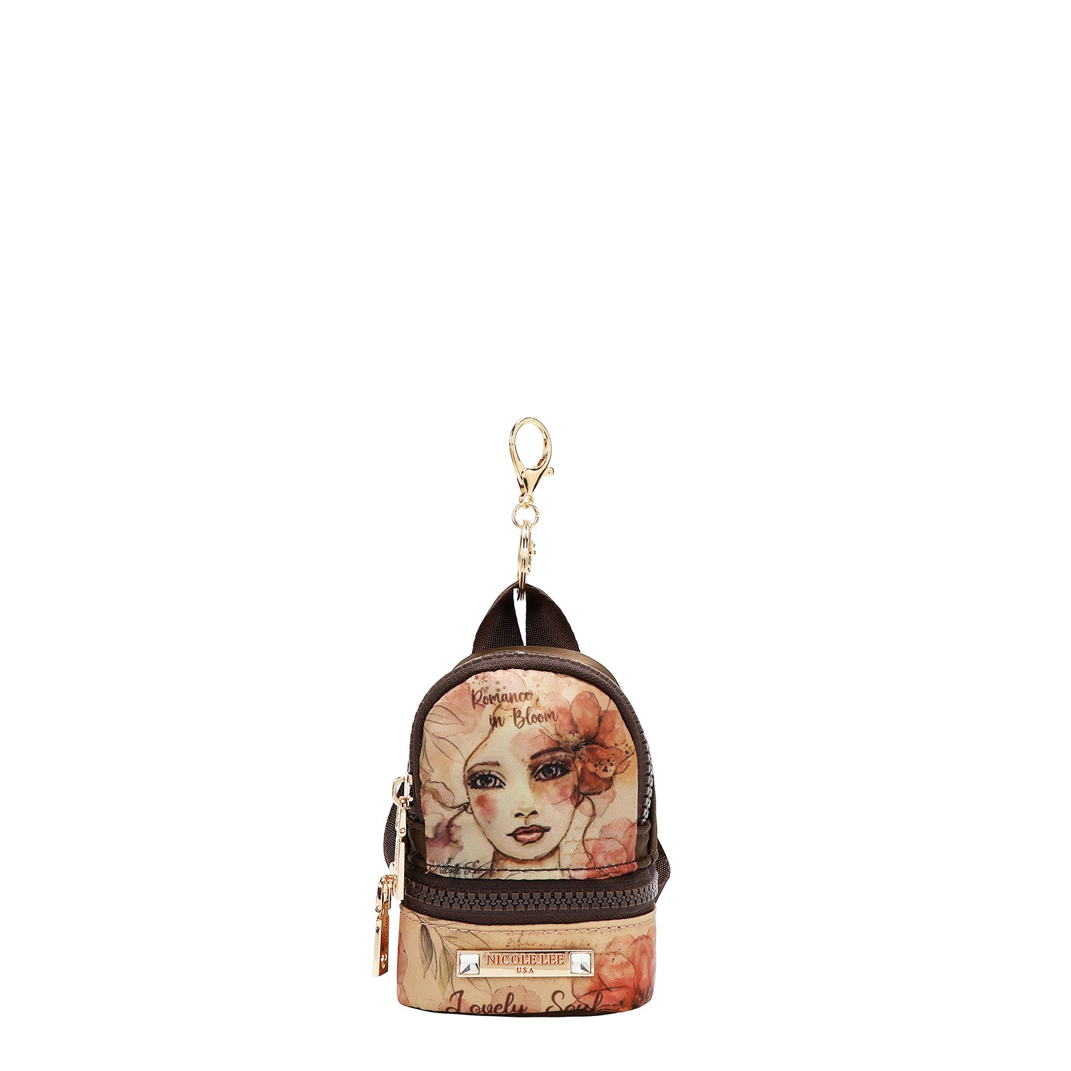 Llavero Nicole Lee Estilo Mochila Print Reflection SS26