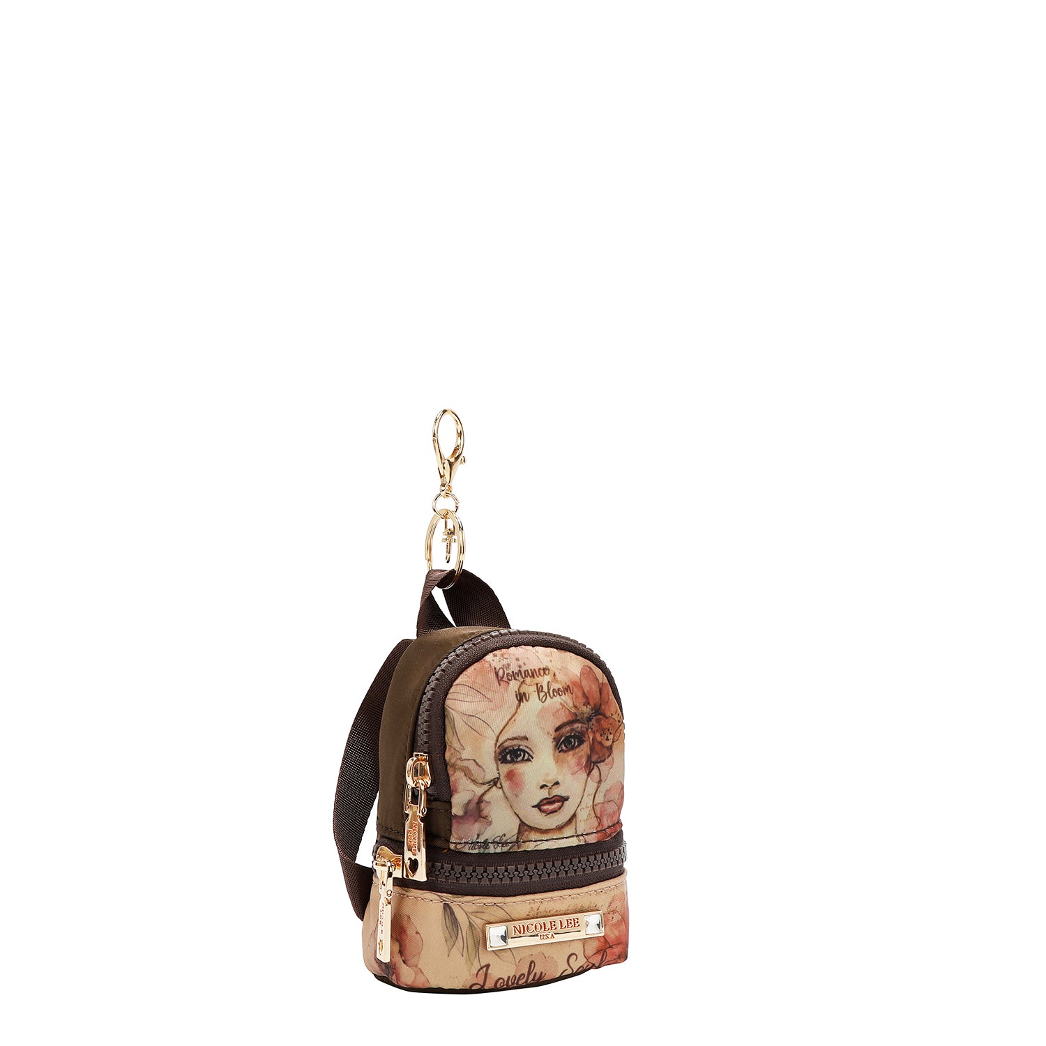 Llavero Nicole Lee Estilo Mochila Print Reflection SS26