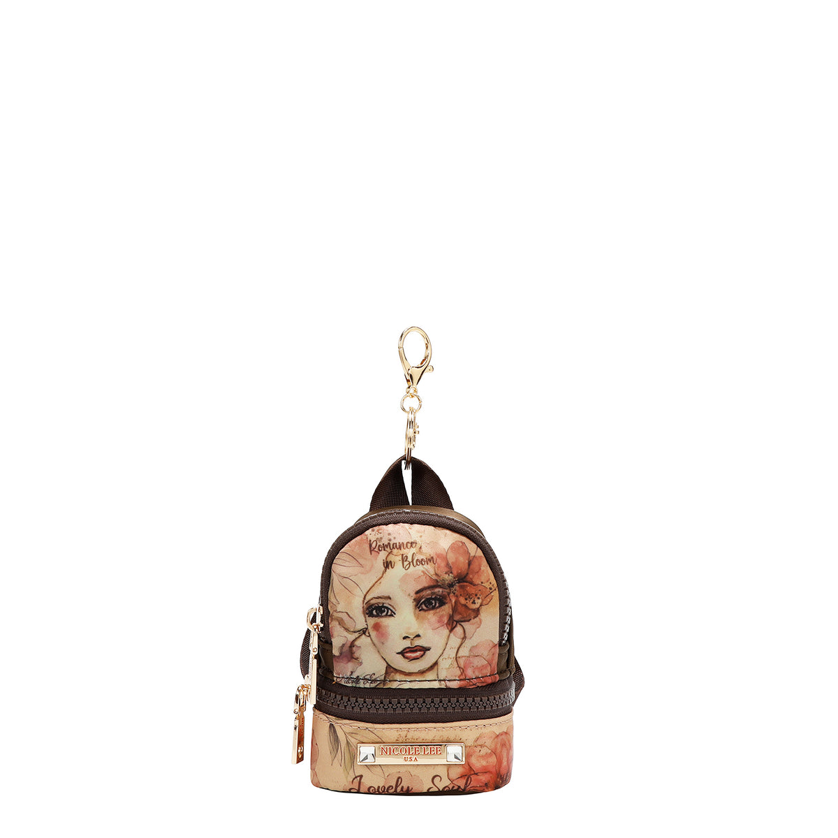 Llavero Nicole Lee Estilo Mochila Print Reflection SS26