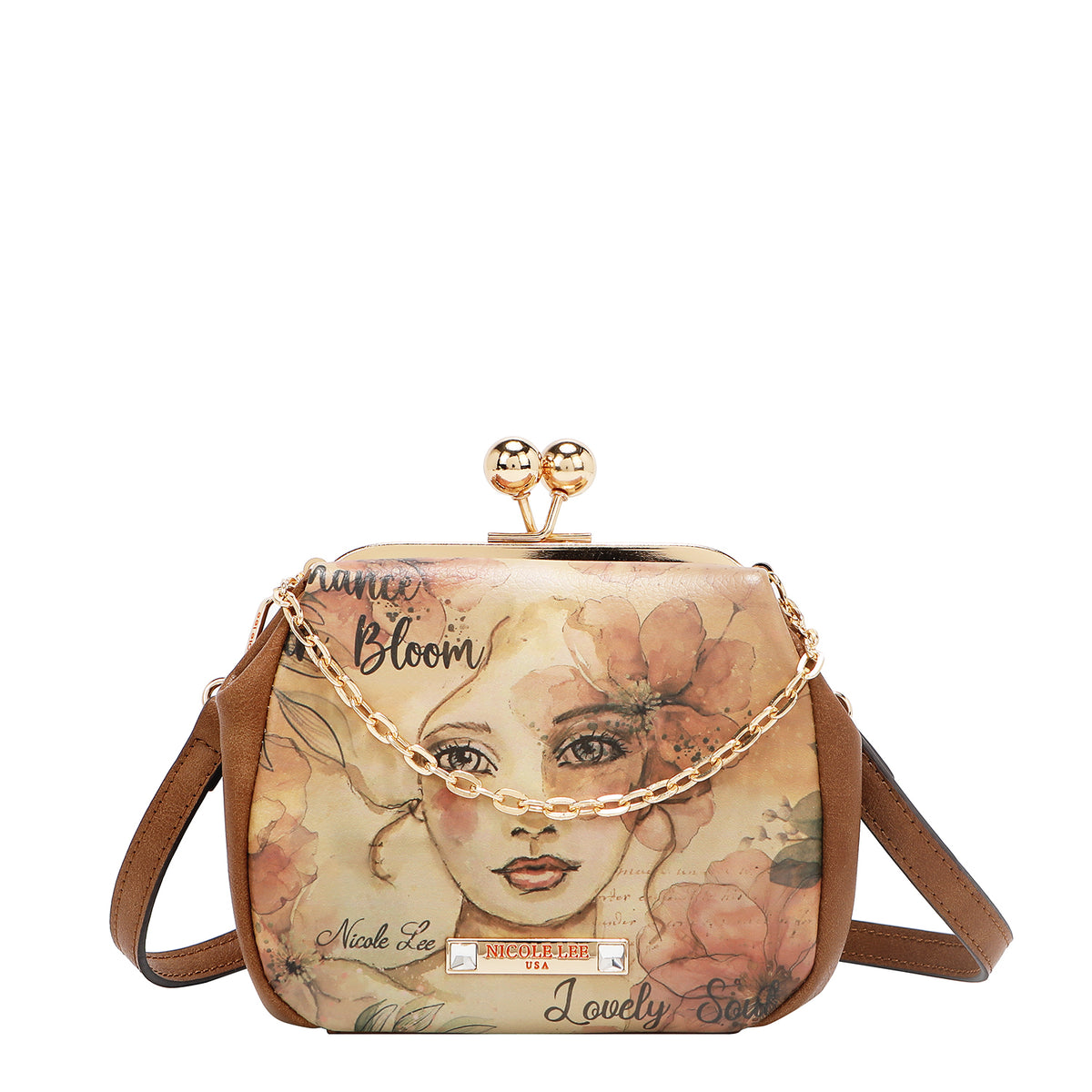 Monedero Nicole Lee Tipo Crossbody Print Reflection SS26