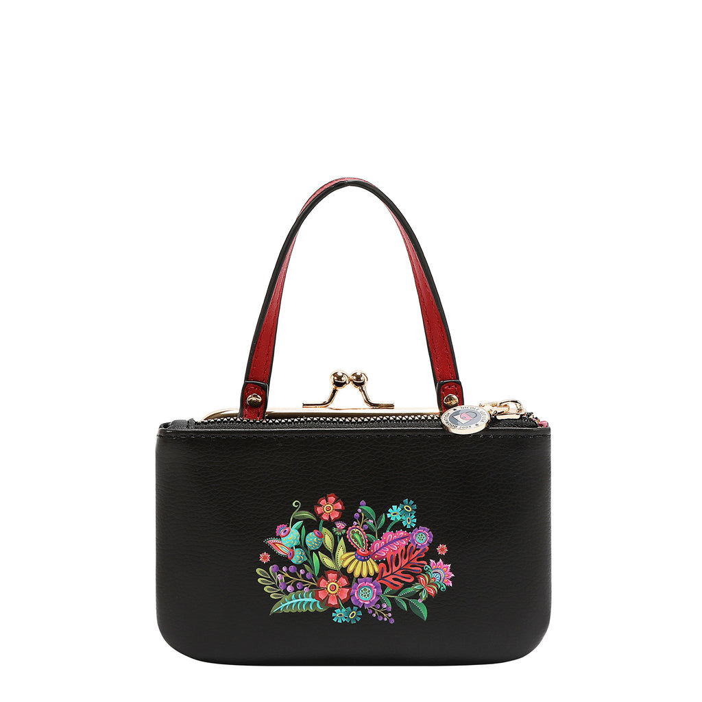 Mini Monedero Nicole Lee Kisslock Con Asa Keep Dreaming FW26