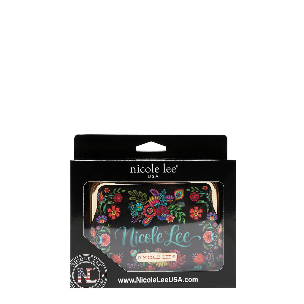 Mini Monedero Nicole Lee Kisslock Con Asa Keep Dreaming FW26