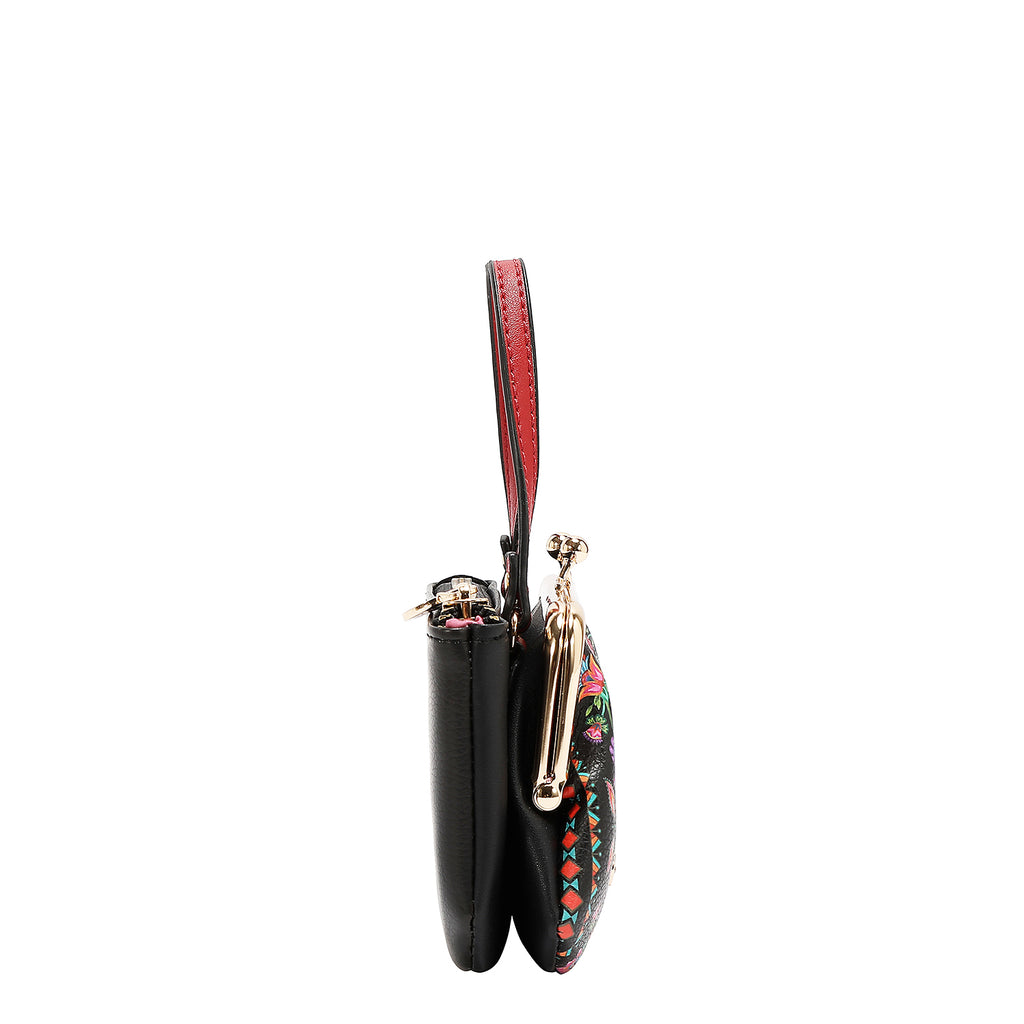 Mini Monedero Nicole Lee Kisslock Con Asa Keep Dreaming FW26