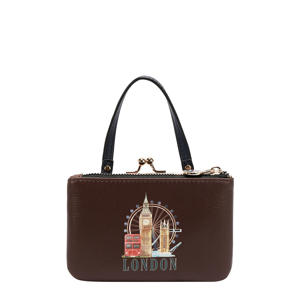 Mini Monedero Nicole Lee Con Kisslock Y Asa London Eye FW26