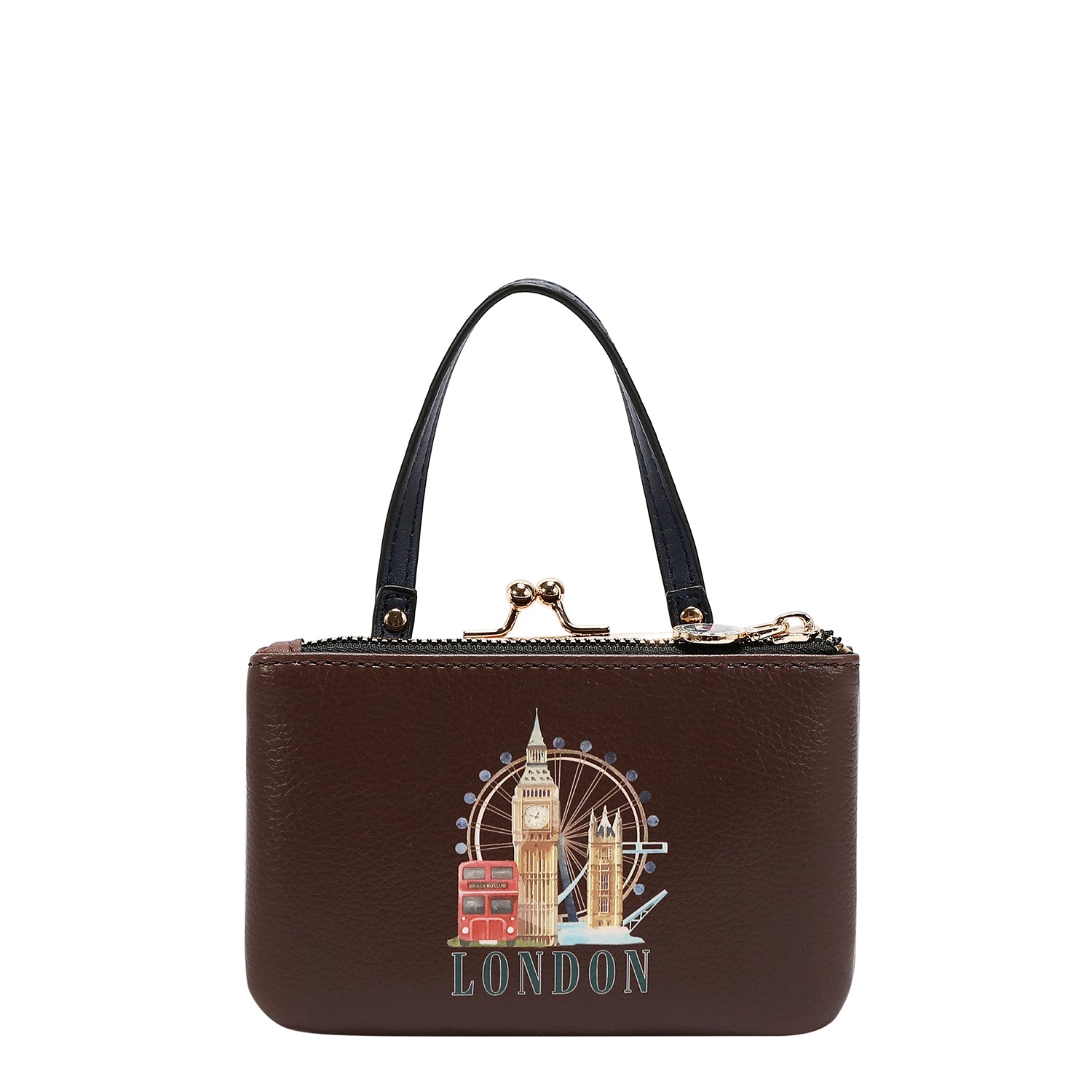 Mini Monedero Nicole Lee Con Kisslock Y Asa London Eye FW26