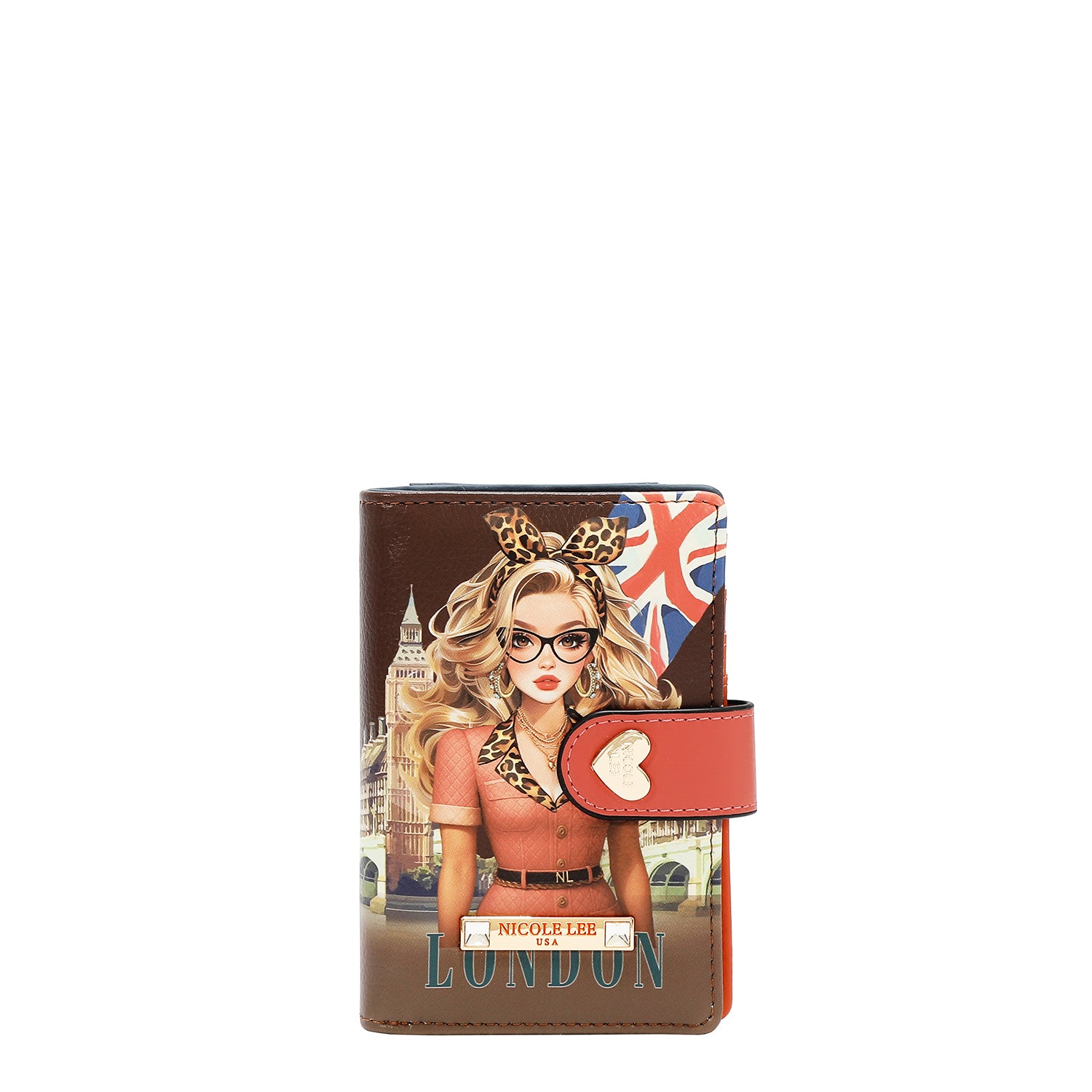 Cartera Nicole Lee Organizadora Print London Eye FW26