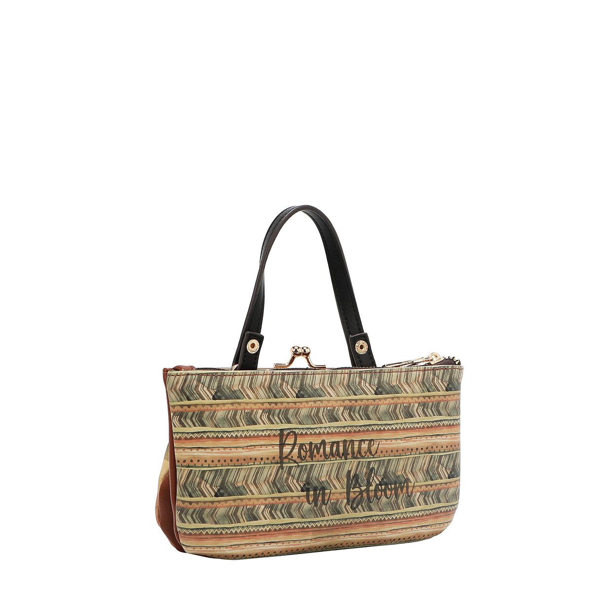 Monedero Nicole Lee Mediano Kisslock Con Asa Reflection SS26
