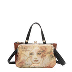 Monedero Nicole Lee Mediano Kisslock Con Asa Reflection SS26