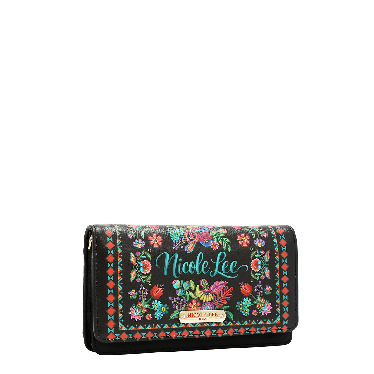 Cartera Nicole Lee Tipo Clutch Rigida KeepDreaming FW26