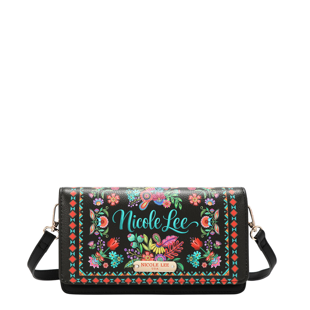 Cartera Nicole Lee Tipo Clutch Rigida KeepDreaming FW26