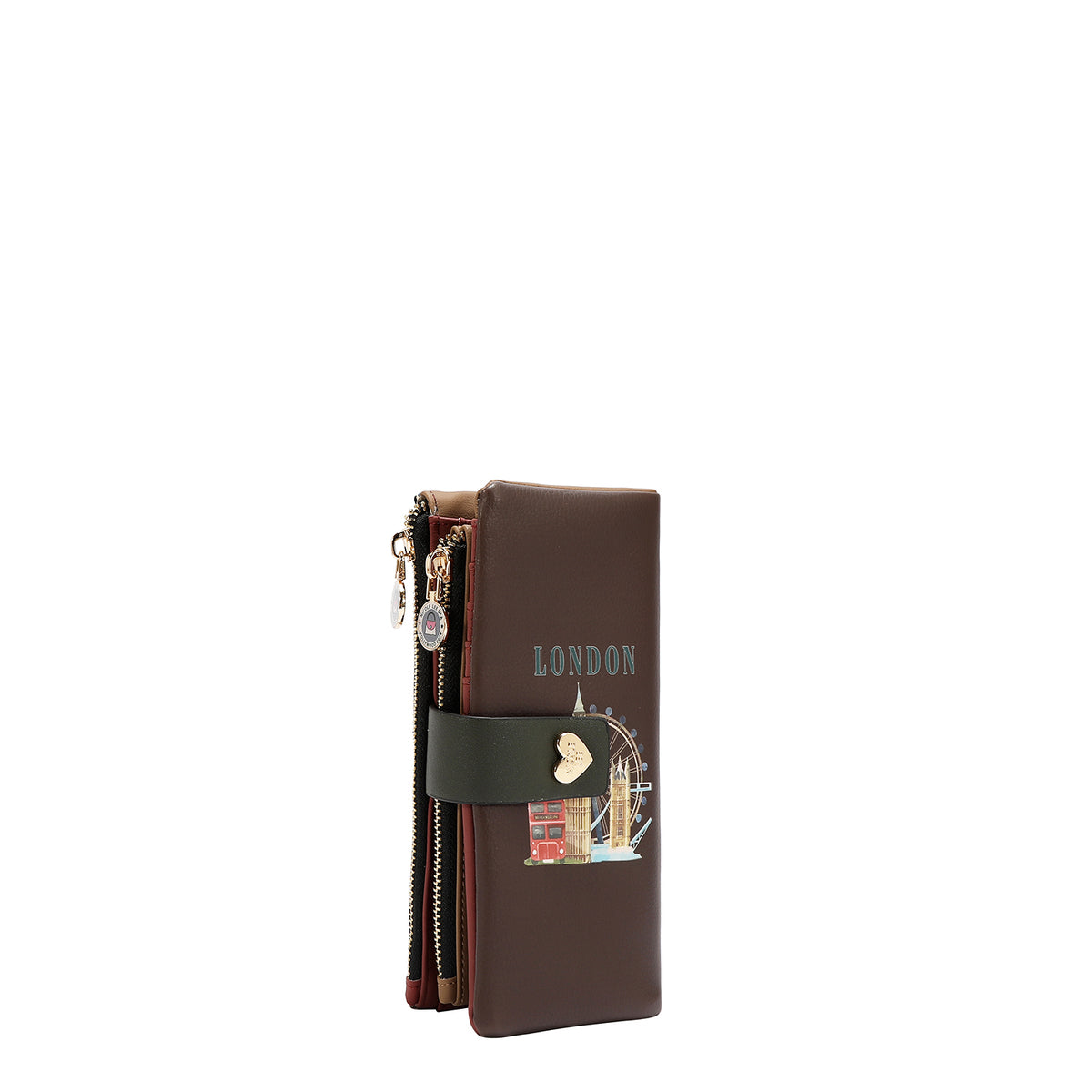 Cartera Flexible Nicole Lee Estampado London Eye FW26