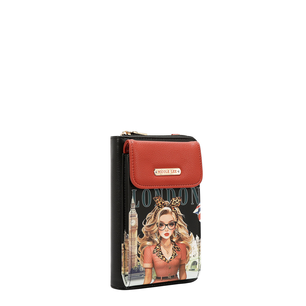 Cartera Con Correa Nicole Lee Ajustable London Eye FW26