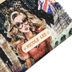 Mini Monedero Nicole Lee Con Kisslock London Eye FW26