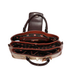 Bolsa Satchel Nicole Lee Con Flor Print Reflection SS26