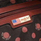 Bolsa Satchel Nicole Lee Con Flor Print Reflection SS26