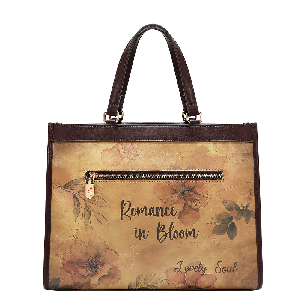 Bolsa Cuadrada Nicole Lee Con Flor Print Reflection SS26