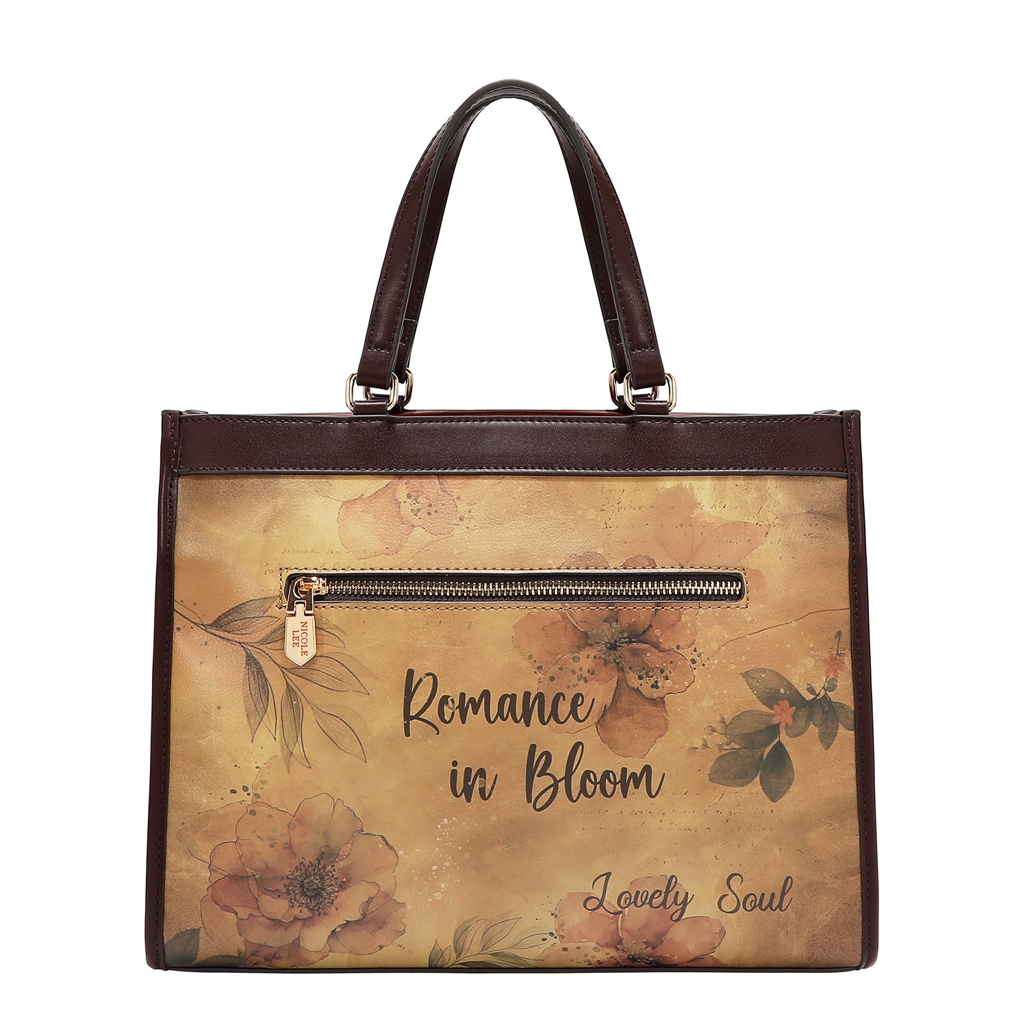 Bolsa Cuadrada Nicole Lee Con Flor Print Reflection SS26