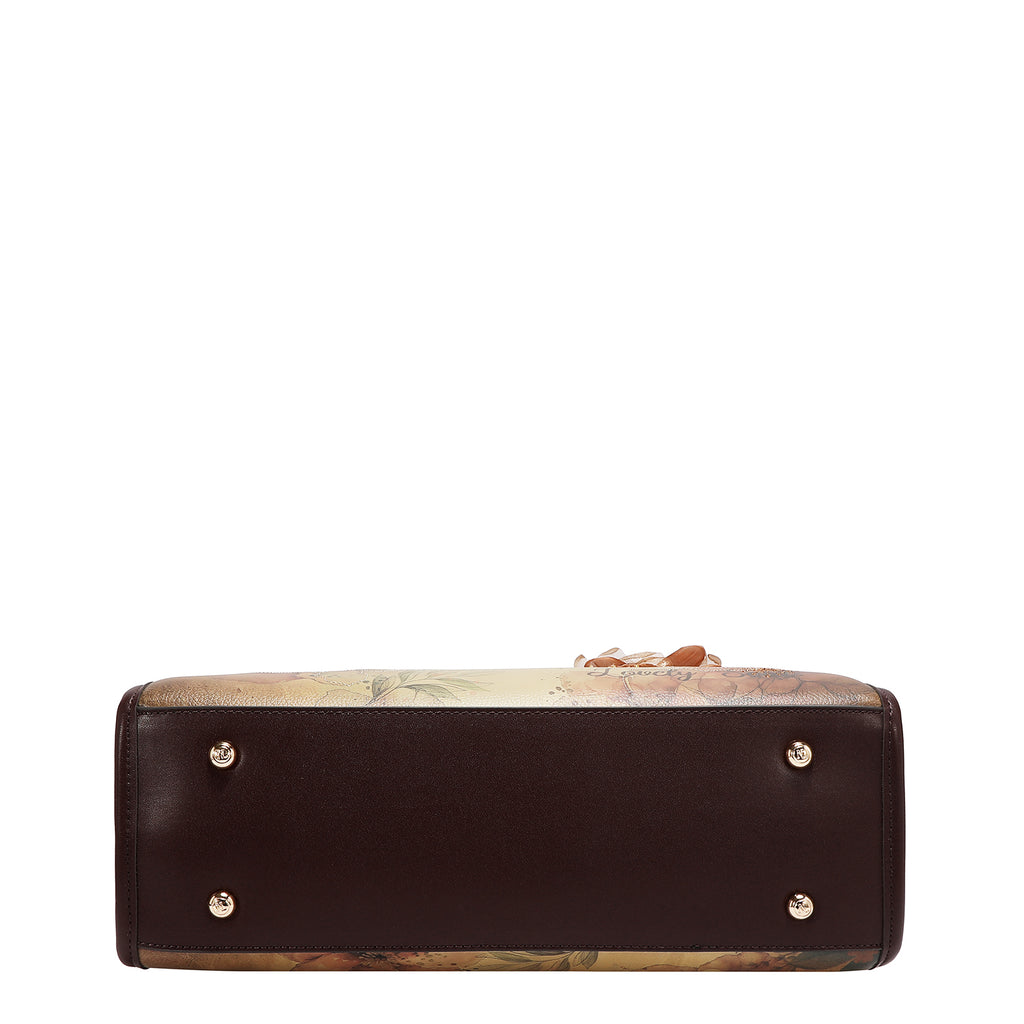 Bolsa Cuadrada Nicole Lee Con Flor Print Reflection SS26