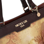 Bolsa Cuadrada Nicole Lee Con Flor Print Reflection SS26