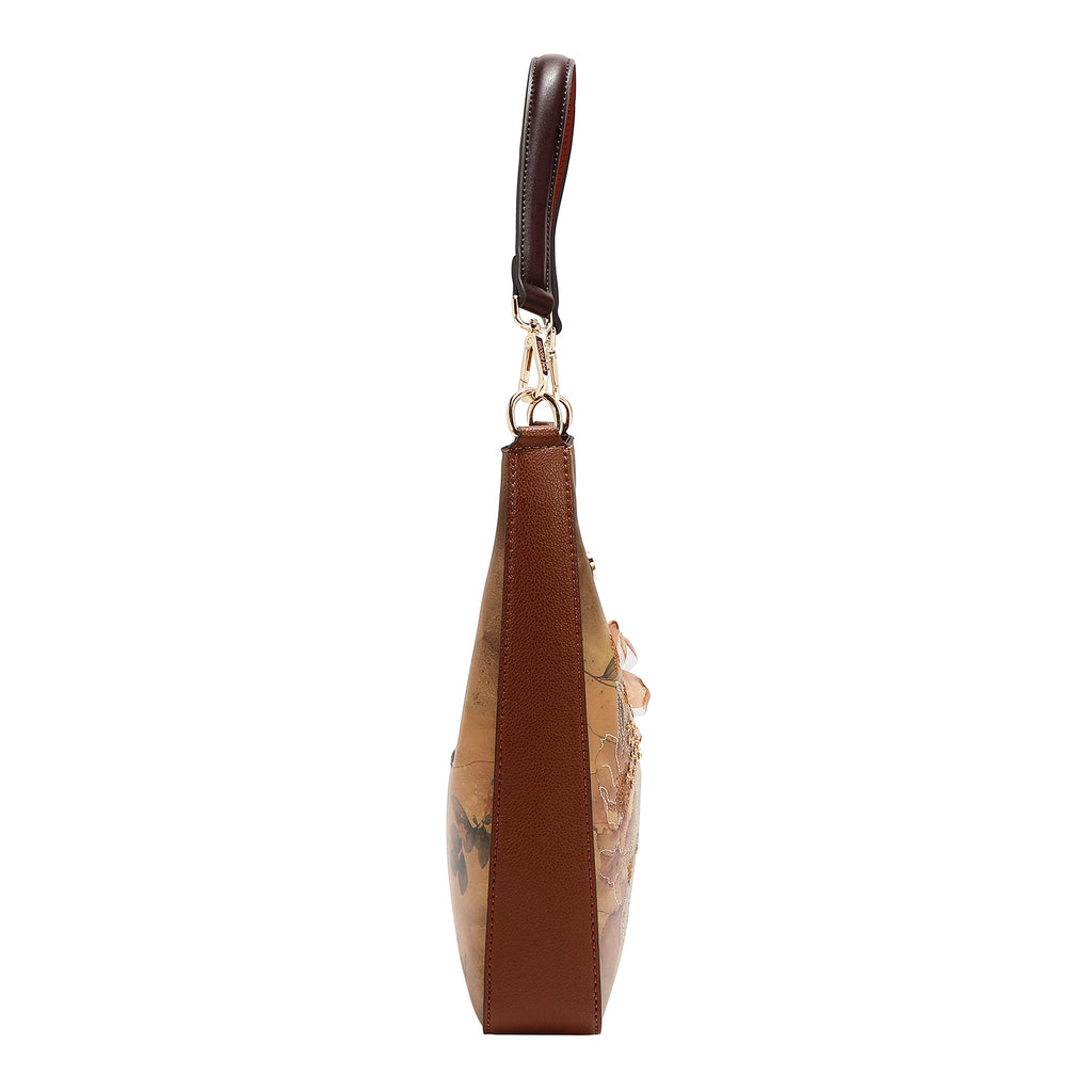 Bolsa Hobo Nicole Lee Con Flor Print Reflection SS26