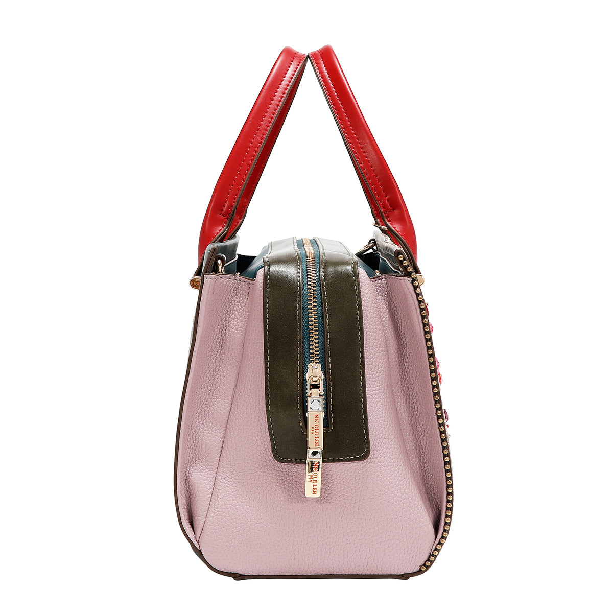 Bolsa Cuadrada Nicole Lee Con Pedreria Sugar Day FW26