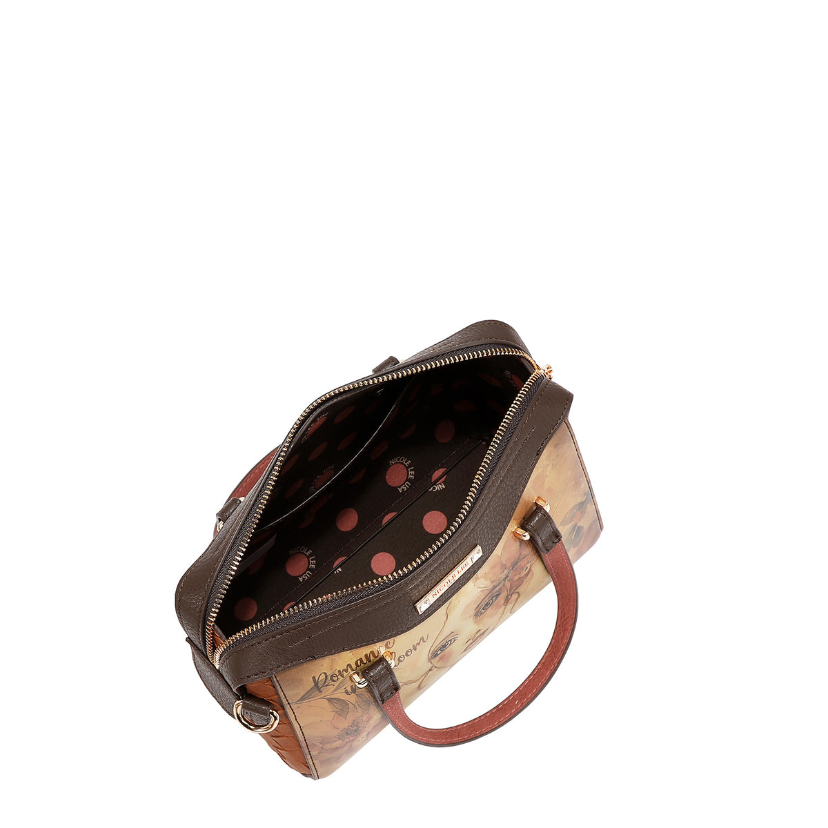 Set De 5 Piezas Nicole Lee Bolsa Satchel Y Accesorios Reflection SS26