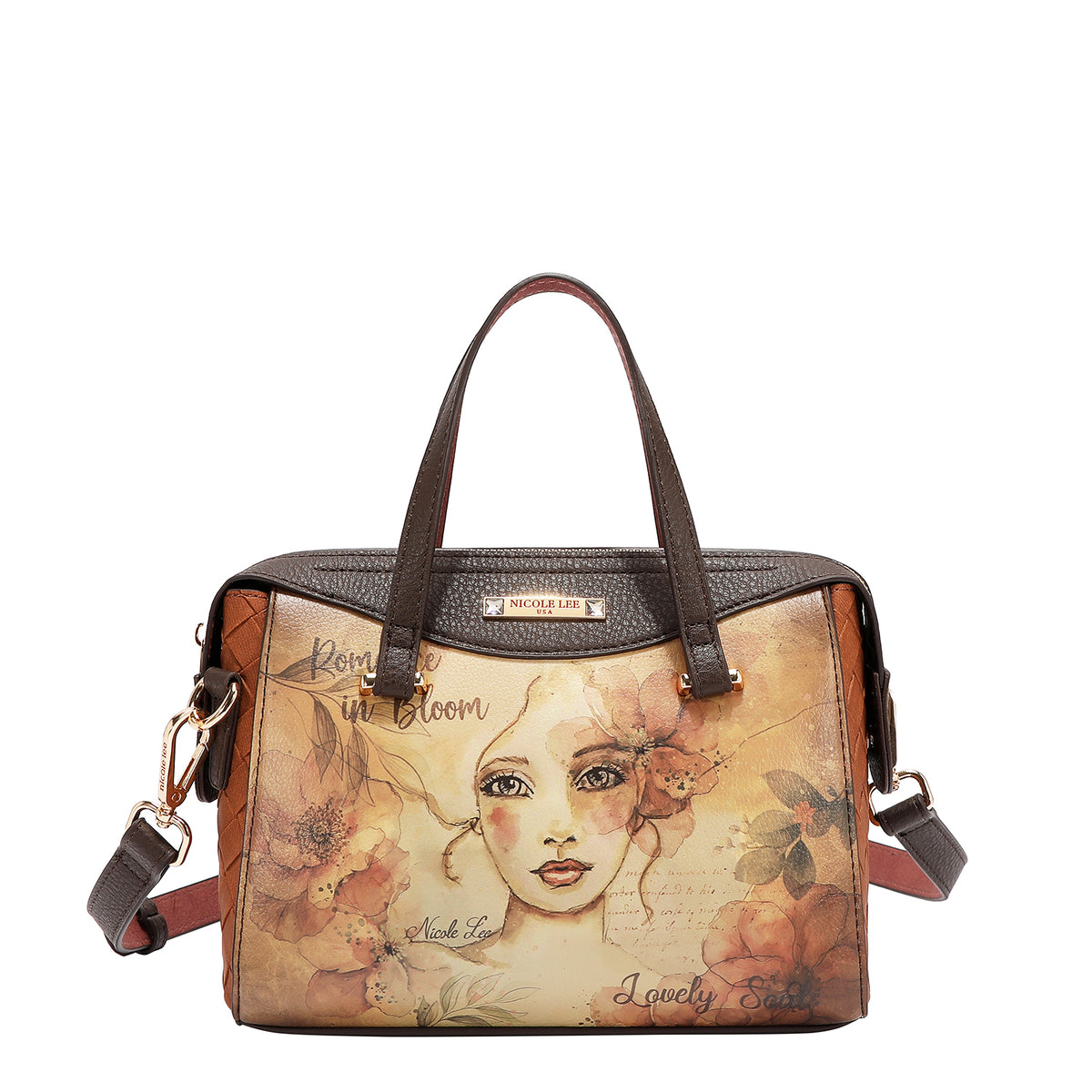 Set De 5 Piezas Nicole Lee Bolsa Satchel Y Accesorios Reflection SS26