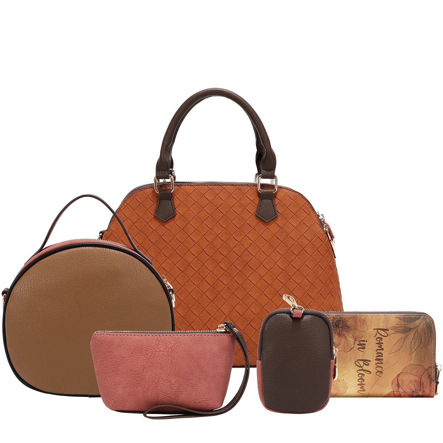 Set De 5 Piezas Nicole Lee Bolsa Bowler Y Accesorios Reflection SS26