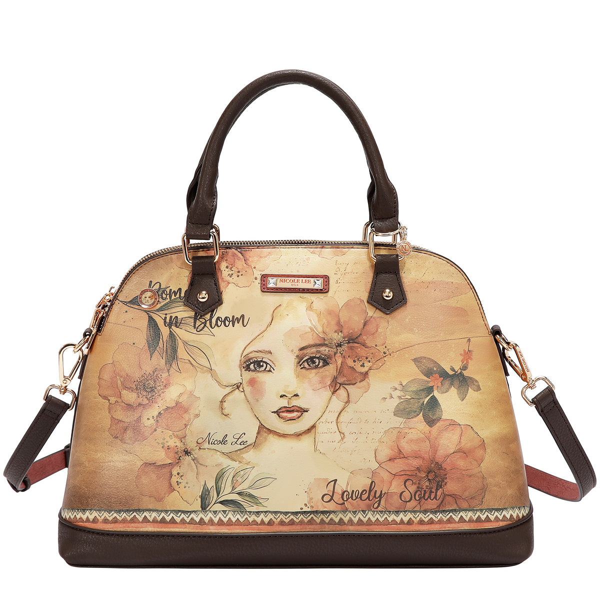 Set De 5 Piezas Nicole Lee Bolsa Bowler Y Accesorios Reflection SS26