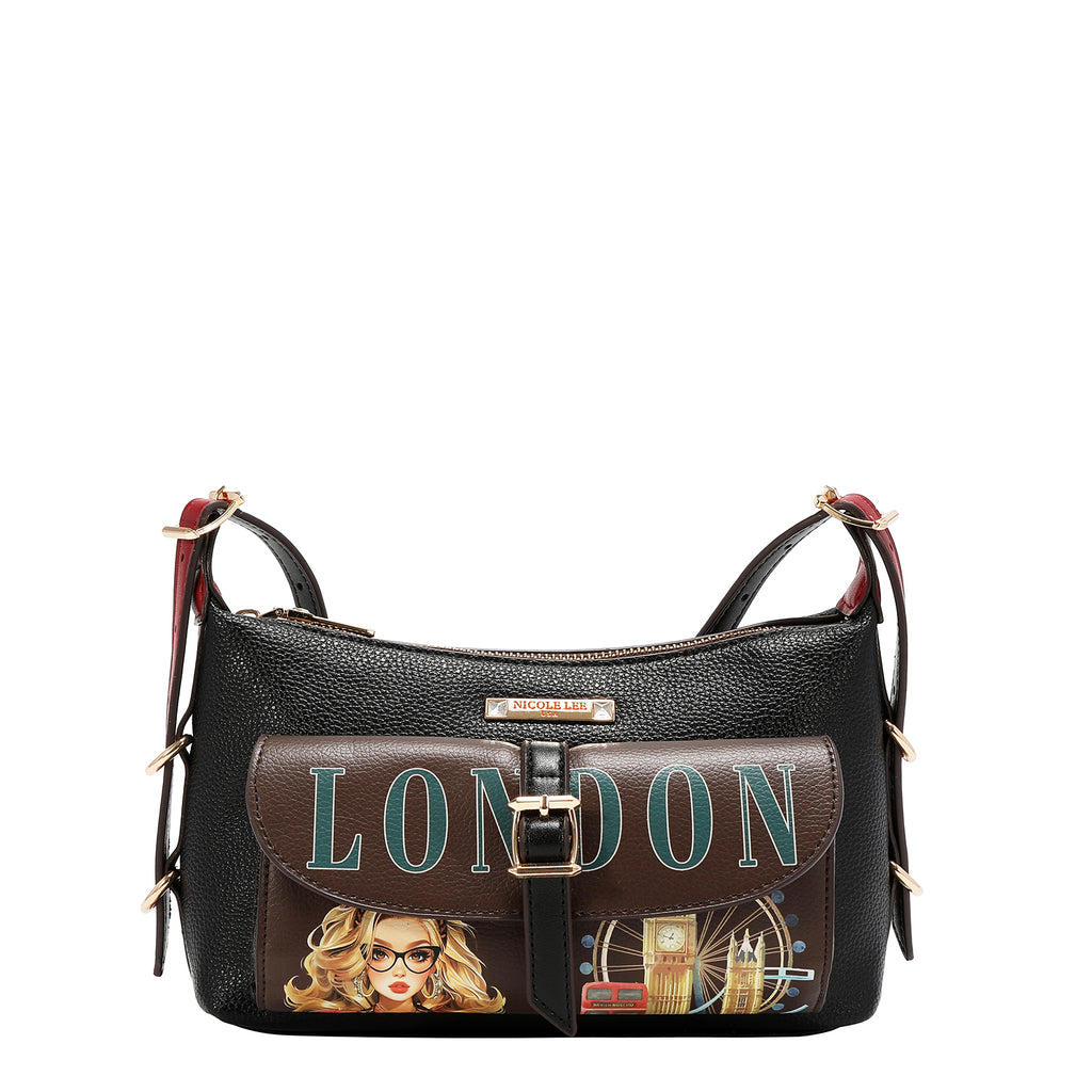 Set De 5 Piezas Bolsa Y Accesorios Print London Eye FW26
