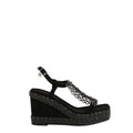 Sandalias Nicole Lee Crystal Chain Con Plataforma SS26