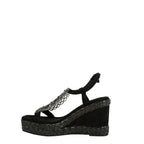 Sandalias Nicole Lee Crystal Chain Con Plataforma SS26