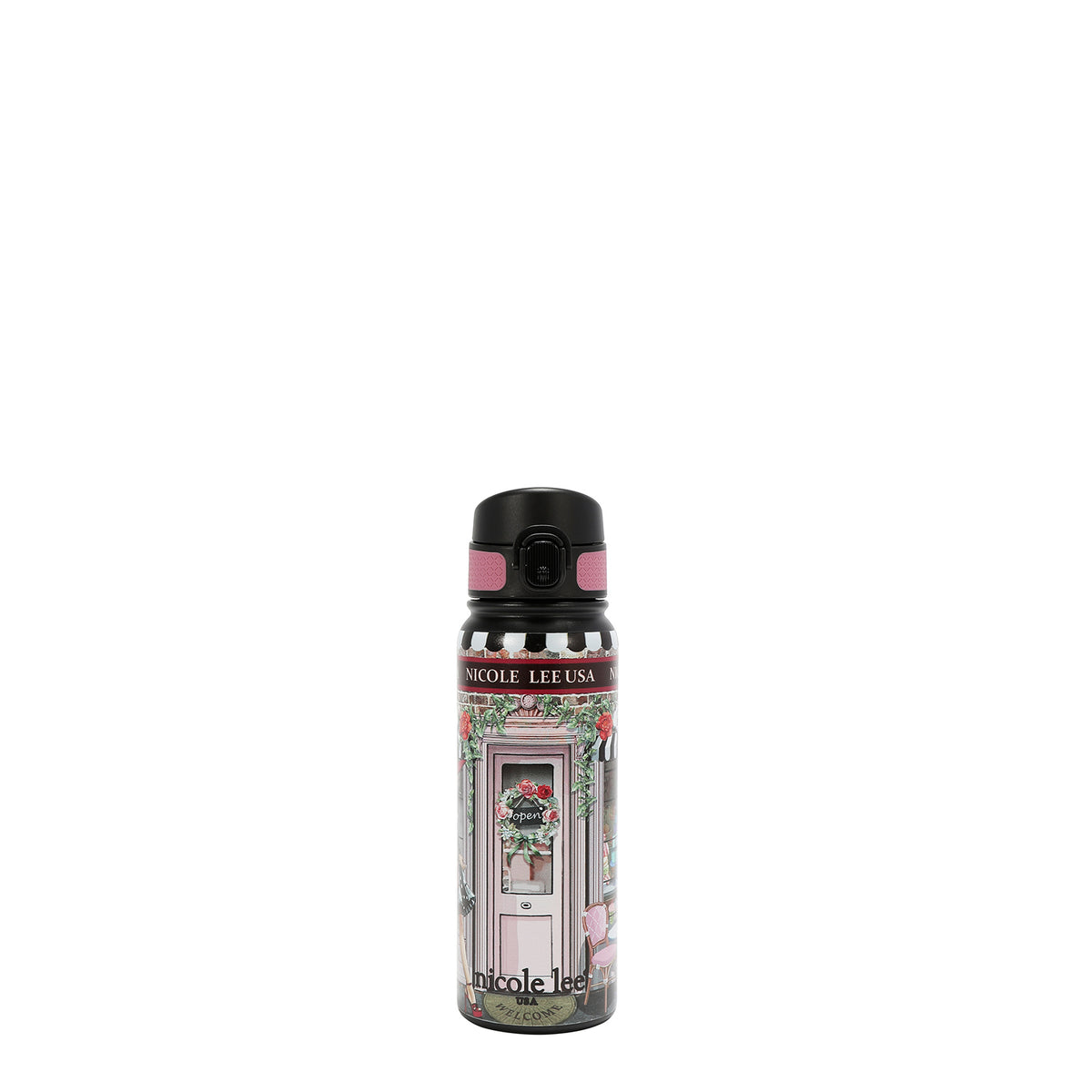 Termo De 600 ml Nicole Lee  Con Tapa Print Sugar Day FW26