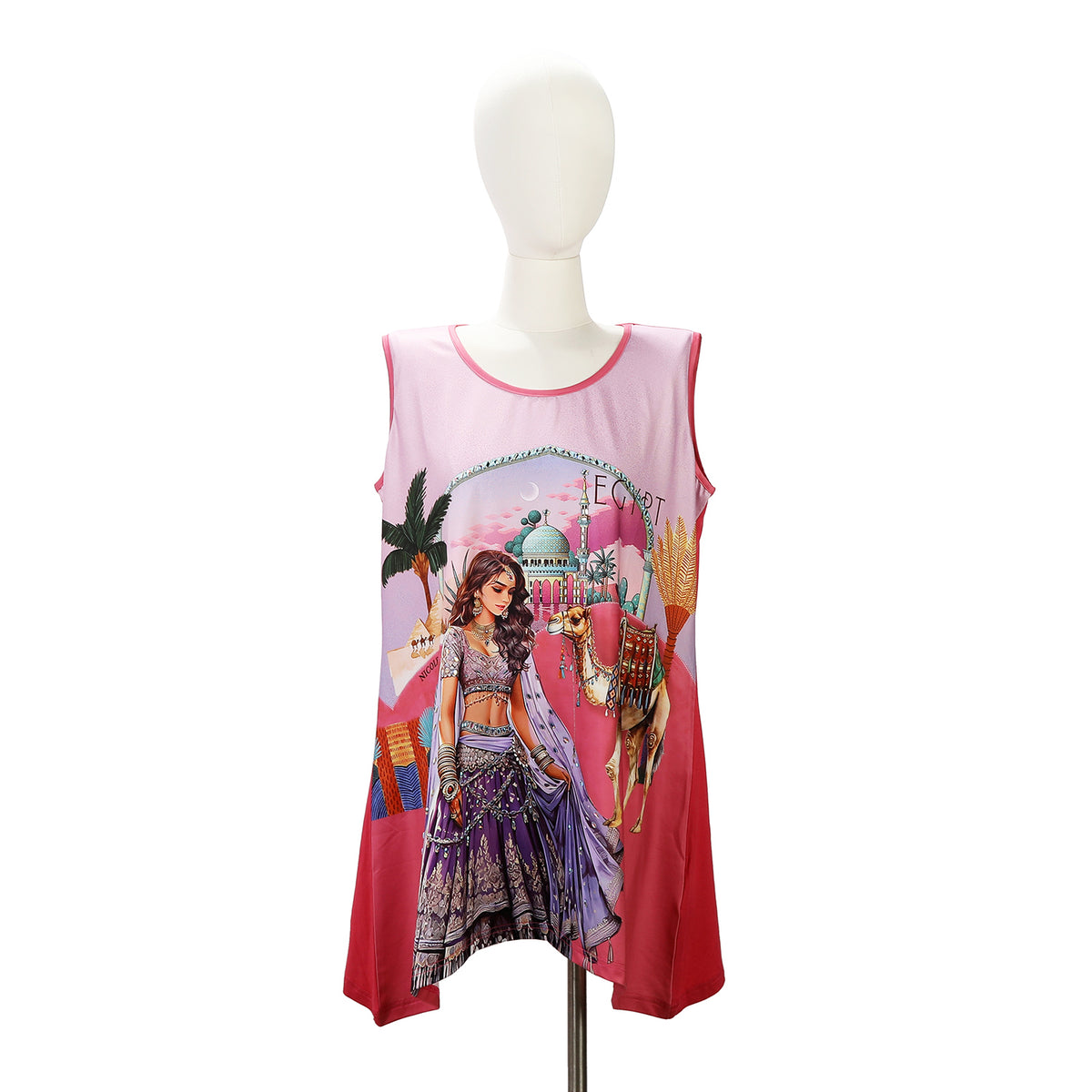 Bluson Nicole Lee con Pedrería Estampado Queen Cleopatra FW25